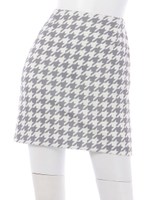 カラー千鳥タイトスカート/BLK