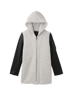 コンビ素材パーカー/ライトグレー(911)