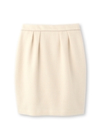 ツイードタックスカート/ベージュ(452)