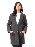 モッサチェスターコート/グレー