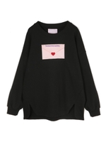 ラブレタースウェット/ブラック