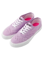 KEDS BY MILKFED HEART PUNCHED LEATHER/LTPURPLE