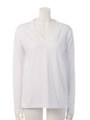 V/N COTTON L/T/ホワイト