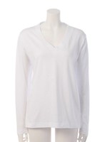 V/N COTTON L/T/ホワイト