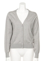 Vネックカーディガン/GRY