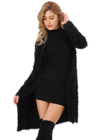 シャギーニットロングカーデ/BEIGE