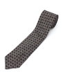 ステファノ・カウ・ ジャガード ネクタイ/ブラック(219)