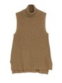 タートルチュニックベスト/キャメル