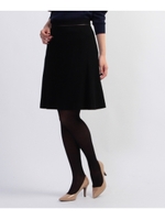 バイアス切り替えフレアスカート/グレー系(010)