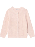ビジューつきTTヤーンニットカーディガン/ベビーピンク(071)
