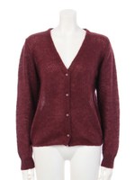 モヘアニットカーデ/ホワイト