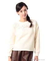 レース切替裏毛ＰＯ/ネイビー