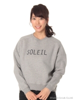 ・裏毛グラフィックドロップショルダープルオーバー/Oatmeal