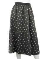 【ROSE BUD】W/ELASTIC GATHERD SKIRT/BURGUNDY