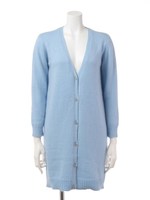 アンゴラカーデ/ライトブルー