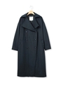 シャギーミモレ丈コート/ネイビー(093)