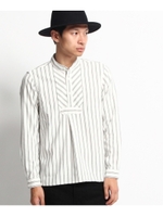 ダブルストライプシャツ/ネイビー(393)