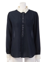 ノゾキ見コビニャーシャツ/ネイビー