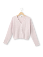 Vネックニットカーディガン/オフホワイト(003)