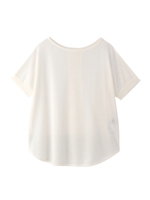 [L]スラッシュドネックニット/ホワイト(002)