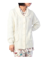 narue(ナルエー) ケーブルニット カーディガン/ベビーピンク(071)