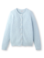 アンゴラシャギーカーディガン/ライトブルー(091)