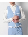 オックスフォードファブリックベスト/ライトブルー(091)