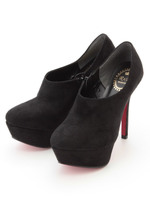 ハイヒール美脚シューティ/ブラックスエード