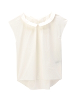 バックリボンタックシャツ/ホワイト(001)