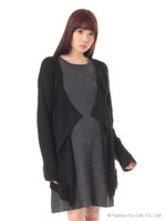 フリンジニットトッパーC/D/カ-キ