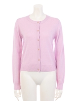 ウォッシャブルニットカーデ/ネイビー