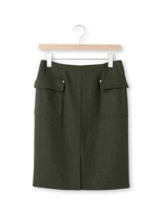 ダブルポケットスカート/ベージュ(052)