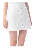 デニムミニスカート/オフホワイト(003)