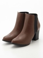 バックゴアショートブーツ/ブラウン