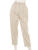 レジメンストライプテーパードＰＴ/グレー