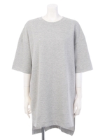 【AUNT MARIE'S】5分袖スリット/GRY