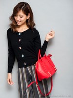 カラービジューカーデ/ターコイズ