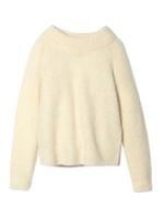 ブークレ太衿ニット/ベビーピンク(071)