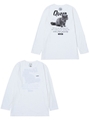 BACK CAT L/S TEE/ホワイト