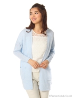 チュニックゆるカーデ/青系