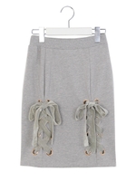 ビッグスピンドルスカート/ホワイト