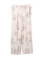 BIGフラワーロングパンツ/OWHT