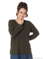 ・アゼVニットプルオーバー/Brick Red