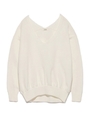 ビッグシルエットプルオーバー/WHT