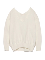 ビッグシルエットプルオーバー/WHT