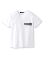 ポケットオンプリントTシャツ/ホワイト(001)