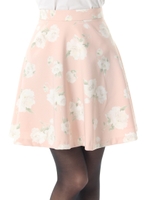 Sweetローズフレアスカート/サックス