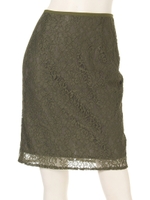 レースタイトスカート/カーキ