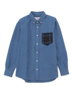 HARRIS SOLID L/S SHIRT/BLUE