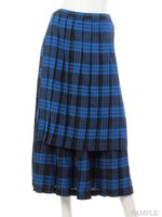 LOST MY MIND PLEATS SKIRT/BLUE